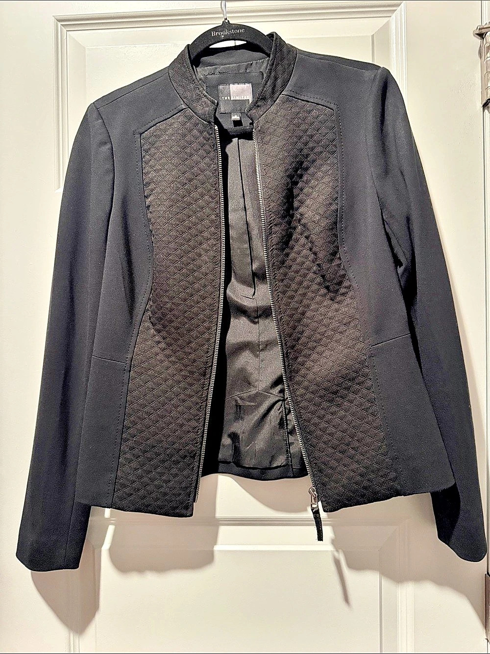 The Limited Quilted Front Jacket in Black Size Medium